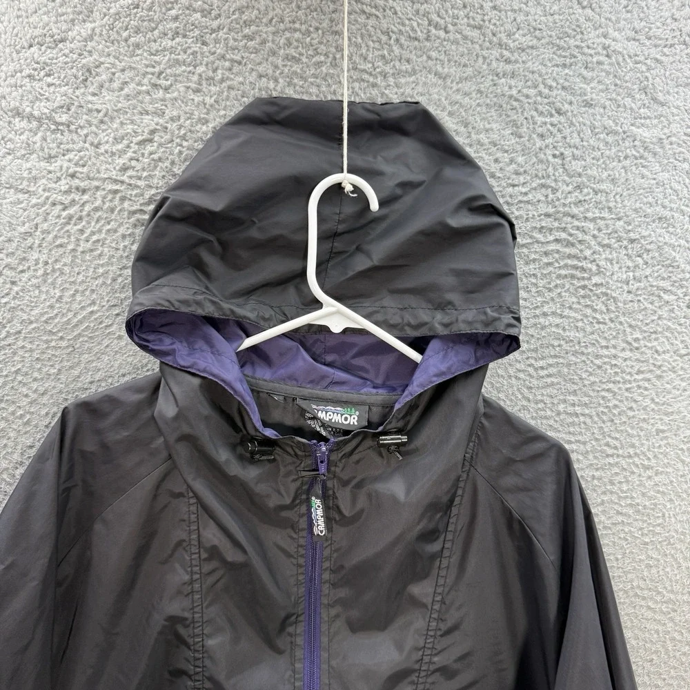 Vintage Campmor Jacket Adult Large Black Windbreaker Outdoors Grunge 90s Y2K‎